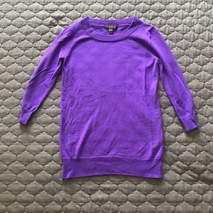 J. Crew Merino Wool 3/4 sleeve Tippi Sweater